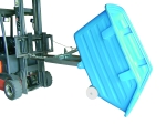 Tolva autobasculante PVC 750 litros con ruedas