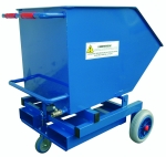 Tolva basculante 300 L con grifo