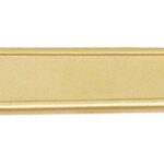 LLAVE FIJA DE 2 BOCAS 60x65MM AL-BR