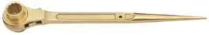 LLAVE CARRACA DE ANDAMIO 19X22 MM AL-BR