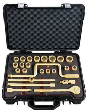 JUEGO LLAVES VASO 24 PIEZAS 1/2" AL-BR