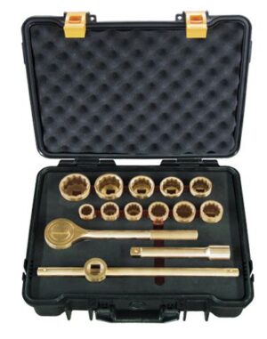JUEGO LLAVES VASO 14 PIEZAS 3/4" AL-BR