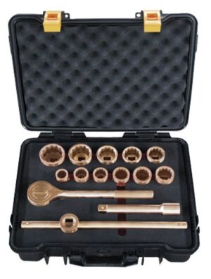 JUEGO LLAVES VASO 14 PIEZAS 3/4" CU-BE