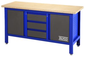 MESA TRABAJO 3 CAJ+ 2PORTONES 1690x600x865MM