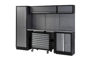 CONJUNTO MODULAR 4 MOD. BASE ACERO INOX