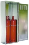 Caseta  botellas de gas.