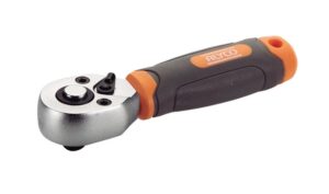 LLAVE DE CARRACA CORTA DE 1/4" ALYCO ORANGE