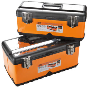 PACK 2 CAJAS METALICAS ALYCO ORANGE C/BAND. INTER.