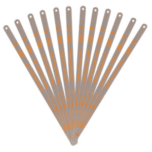 BLISTER  12 HOJAS DE SIERRA ALYCO ORANGE  300MM