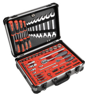 MALETA ALUMINIO ALYCO ORANGE CON 120 HERRAMIENTAS
