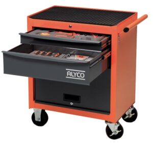 CARRO CON PORTÓN ALYCO ORANGE CON 70 HTAS.