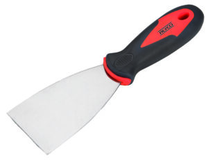 ESPÁTULA FLEXIBLE ACERO CARBONO 100 MM MANGO BIMATERIAL ALYCO ORANGE
