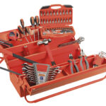 CAJA HERRAMIENTAS 5 BANDEJAS 68 PZAS ALYCO ORANGE