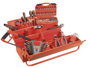 CAJA HERRAMIENTAS 5 BANDEJAS 68 PZAS ALYCO ORANGE