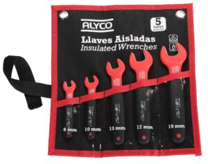 JUEGO 5 LLAVES FIJAS VDE B/NYLON