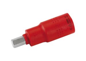 LLAVE VASO 1/2" PUNTA HEX AISLADO 6 MM
