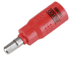 LLAVE VASO 1/4" PUNTA HEX AISLADO 3 MM
