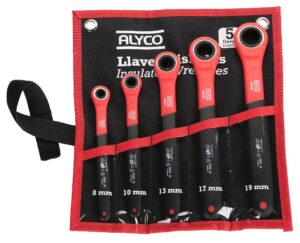 JGO 5 LLAVES COMB. VDE B/NYLON 8-19MM