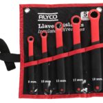 JGO 5 LLAVES ACODADA VDE B/NYLON 8-19MM