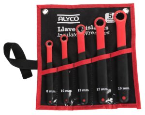 JGO 5 LLAVES ACODADA VDE B/NYLON 8-19MM