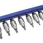 JGO. VASOS 1/2 9 PIEZAS PUNTA TORX