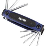 JUEGO 8 LLAVES ACODADAS TORX INV T9-T40