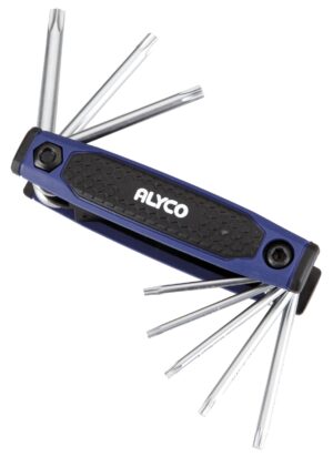 JUEGO 8 LLAVES ACODADAS TORX INV T9-T40