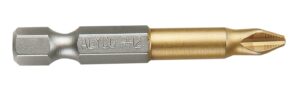 PUNTA ATORNILLAR 1/4" TIN PH1X50 MM