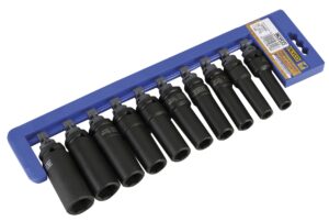 JGO. 10 VASOS LARGOS IMPACTO 1/2 10-22MM