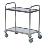 Carro 2 bandejas inox.