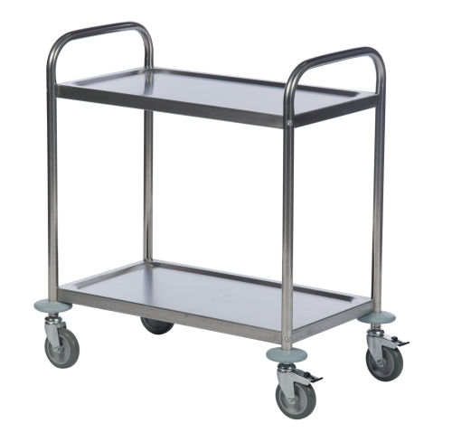 Carro 2 bandejas inox. - Imagen 2