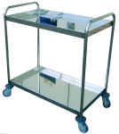 Carro 2 bandejas inox.