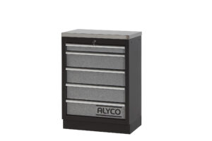 ARMARIO BASE DE 5 CAJONES BASE ACERO INOX