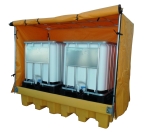 Cubeta polietileno 2.480 x 1.285 x 500 con toldo