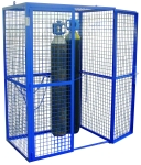 Caseta 8 botellas de gas con malla