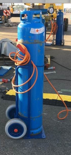 Carro 1 botella. Ruedas Impinchables - Imagen 3