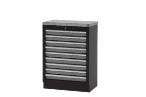 ARMARIO BASE DE 9 CAJOES BASE ACERO INOX