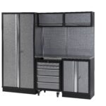 CONJUNTO MODULAR 3 MOD. BASE ACERO INOX