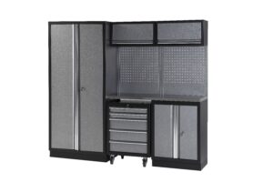 CONJUNTO MODULAR 3 MOD. BASE ACERO INOX