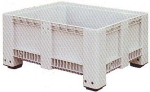 Contenedor plástico liso