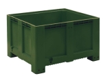 Contenedor plástico liso 1.200 X 1.000 X 760 mm verde