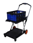 Carro plegable con caja