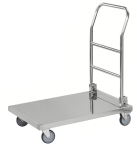 Plataforma inoxidable asa plegable