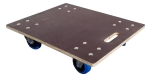 Base de madera antideslizante con ruedas 600 x 480.