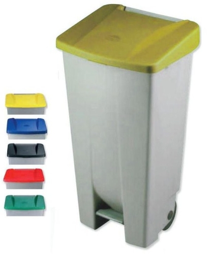 Cubo tapa amarilla 120 l. - Imagen 2