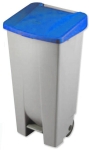 Cubo tapa azul 120 l.