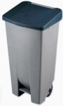 Cubo tapa negra 120 l.
