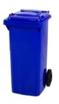 Cubo reciclaje 80 l. Azul