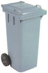 Cubo reciclaje 120 l. Gris claro