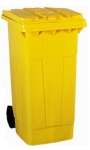 Cubo basura 240 l. Amarillo